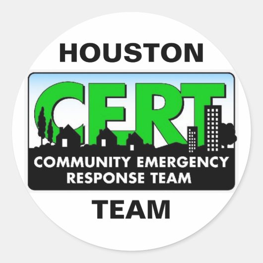 Houston CERT Sticker (Voorkant)