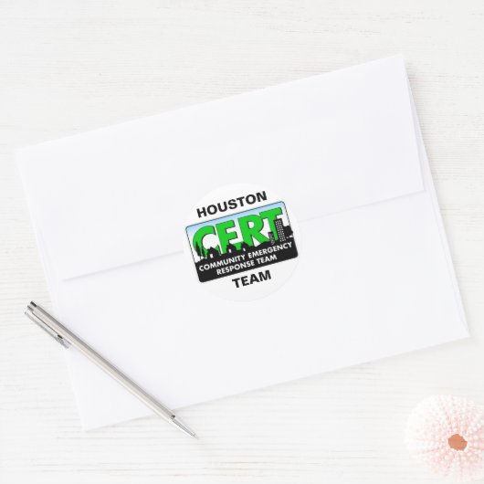 Houston CERT Sticker (Envelop)
