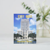 Houston City Hall, Texas Briefkaart (Staand voorkant)