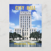Houston City Hall, Texas Briefkaart (Voorkant)