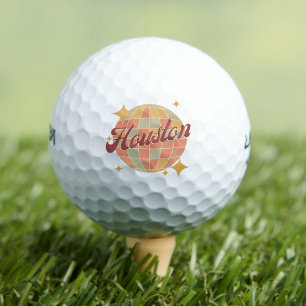 Houston City Texas Retro golfresort Golfballen