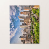 Houston Cityscape Buildings Jigzaag Puzzle Legpuzzel (Verticaal)