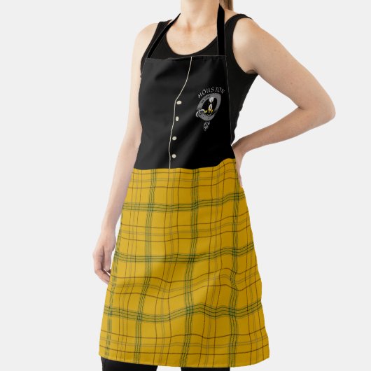 Houston Clan Badge & Tartan Kilt Schort (Insitu)