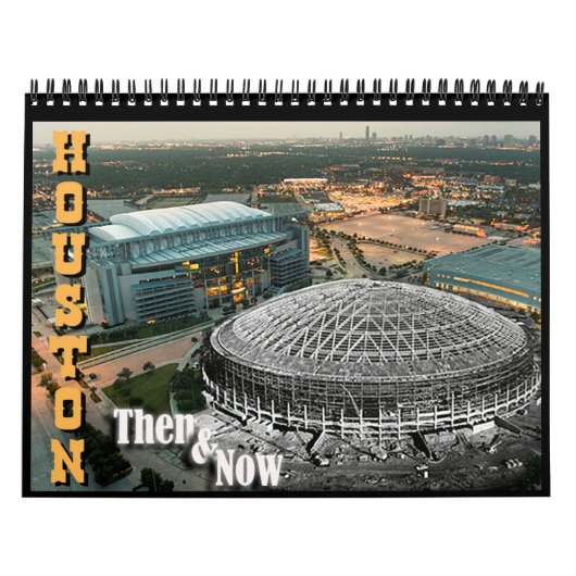Houston - 'Dan en nu'-agenda Kalender (Hoes)