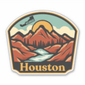 Houston, Delaware Sticker (Voorkant)
