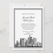 Houston Destination Wedding Invitation Kaart (Voorkant)