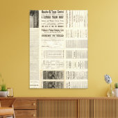 Houston en Texas Central Railway through Texas 2 Canvas Afdruk (Insitu (Woonkamer))