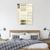 Houston en Texas Central Railway through Texas 2 Canvas Afdruk (Insitu (Slaapkamer))