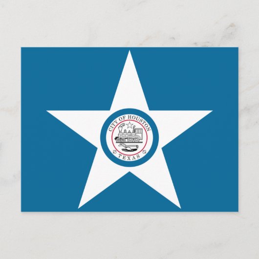Houston Flag Briefkaart (Voorkant)