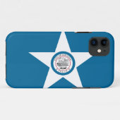 Houston Flag Case-Mate iPhone Case (Achterkant (horizontaal))