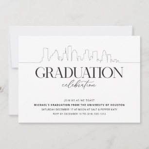 Houston Graduation Party Uitnodiging