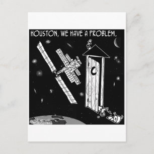 Houston, hebben wij een Probleem Briefkaart