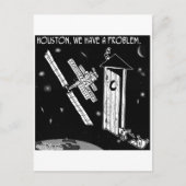 Houston, hebben wij een Probleem Briefkaart (Voorkant)