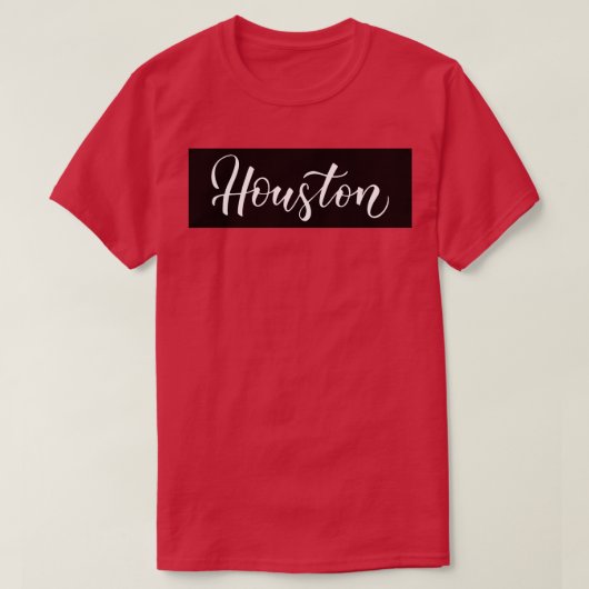 Houston heeft me 10 opgevoed t-shirt (Design voorkant)