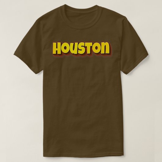 Houston heeft me 5 opgevoed t-shirt (Design voorkant)