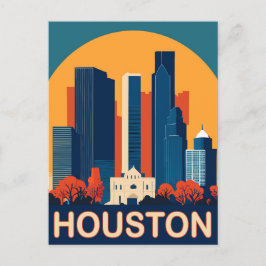 Houston, Herkenbare gebouwen, Reizen Briefkaart