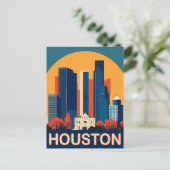 Houston, Herkenbare gebouwen, Reizen Briefkaart (Staand voorkant)