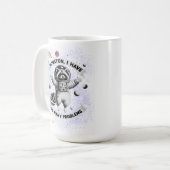 Houston, ik heb zoveel problemen koffiemok (Voorkant links)