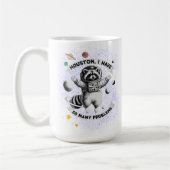 Houston, ik heb zoveel problemen koffiemok (Links)