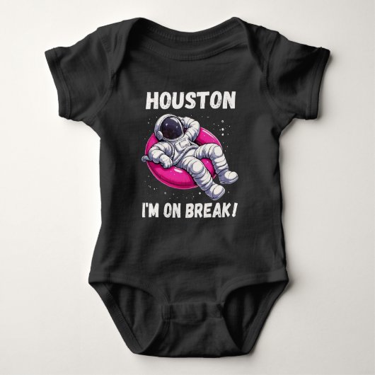 Houston, I'm on Break - Ontspannende astronaut Romper (Voorkant)