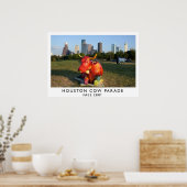Houston Koe Parade Poster (Keuken)