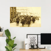 HOUSTON LIVESTOCK SHOW RODEO PARADE POSTER PRINT (Thuiskantoor)