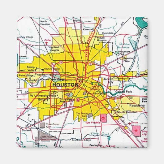 Houston Magneet (Voorkant)
