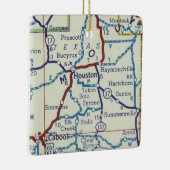 Houston MO  map Keramisch Ornament (Rechts)