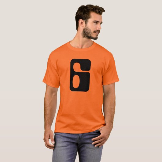 Houston. Nummer 6! Jonathan! T-shirt (Voorkant volledig)