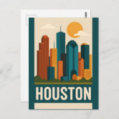 HOUSTON Postcard  Briefkaart (Voorkant / Achterkant)