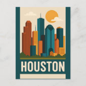 HOUSTON Postcard  Briefkaart (Voorkant)