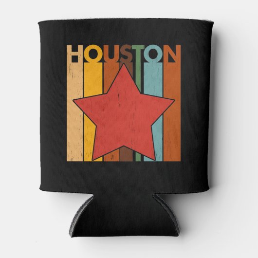 HOUSTON Retro Vintage Blikjeskoeler (Voorkant)