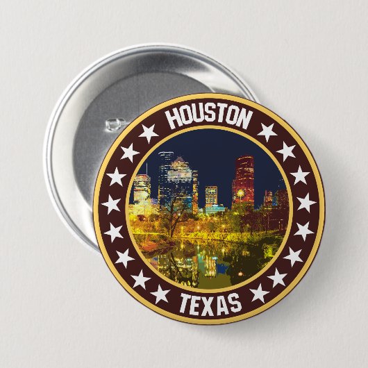 Houston Ronde Button 7,6 Cm (Voorkant /achterkant)