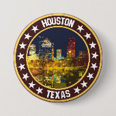 Houston Ronde Button 7,6 Cm (Voorkant)