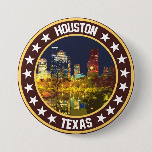 Houston Ronde Button 7,6 Cm (Voorkant)