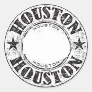 Houston Ronde Sticker
