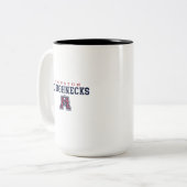 Houston Roughnecks Tweekleurige Koffiemok (Voorkant links)