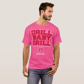 Houston Roughnecks UFL Drill Baby Drill Houston Fo T-shirt (Voorkant volledig)