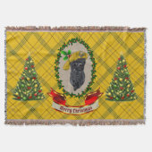 Houston Scottie Dog Kerstmis Blanket Deken (Voorkant)