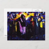 Houston skyline briefkaart (Voorkant / Achterkant)