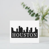 Houston Skyline Briefkaart (Staand voorkant)