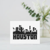 Houston Skyline Briefkaart (Staand voorkant)