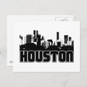 Houston Skyline Briefkaart (Voorkant / Achterkant)