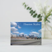 Houston Skyline Briefkaart (Staand voorkant)