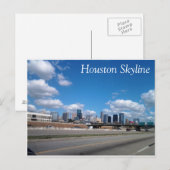 Houston Skyline Briefkaart (Voorkant / Achterkant)