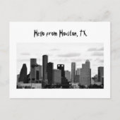 Houston skyline briefkaart (Voorkant)