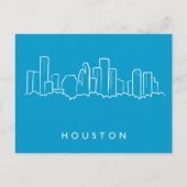 Houston Skyline Briefkaart (Voorkant)
