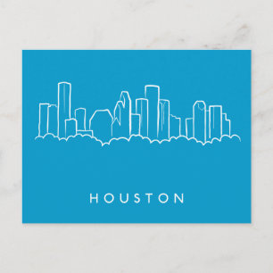 Houston Skyline Briefkaart