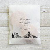 Houston Skyline bruiloft dank u favoriete tassen Bedankzakje