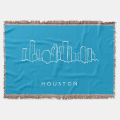 Houston Skyline Deken (Voorkant)